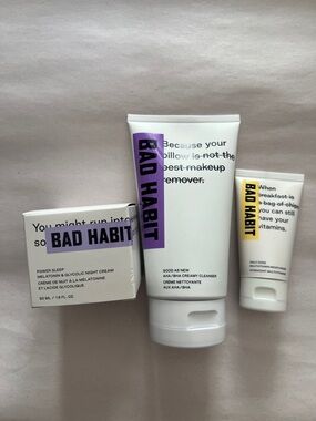 Bad Habit Skincare Trio